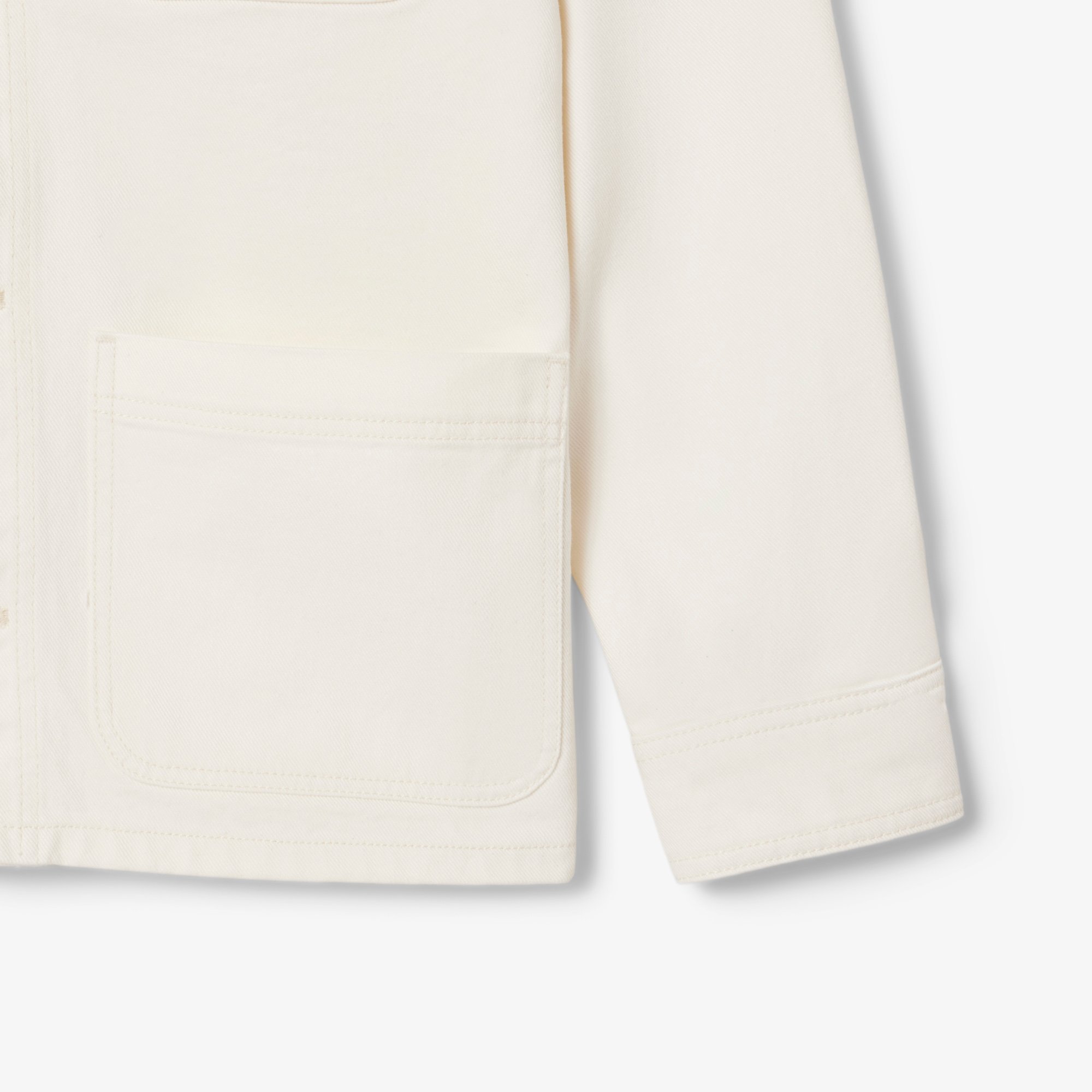 Áo Khoác Lacoste Nam Dáng Rộng Chất Liệu Cotton Denim