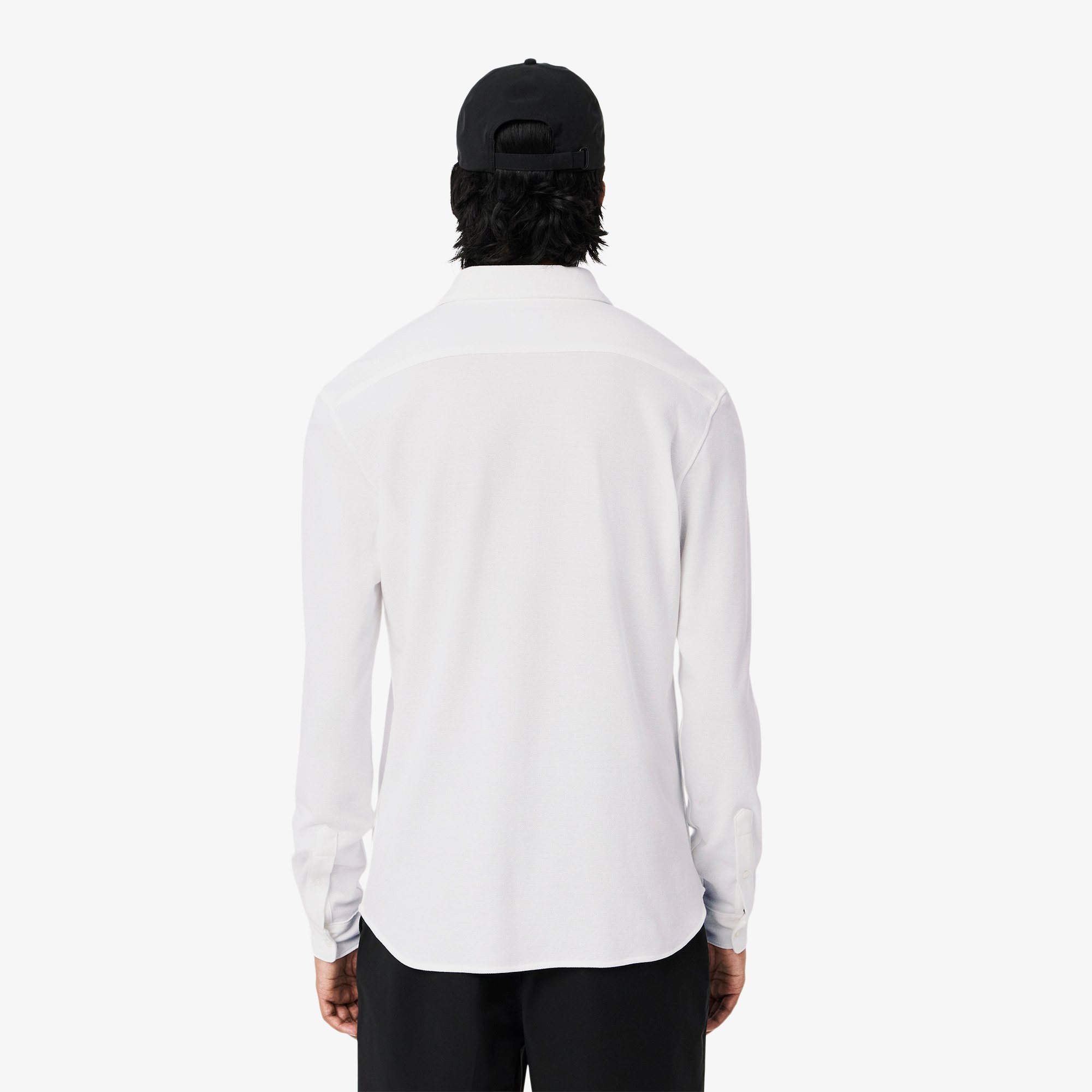 Áo Sơ Mi Lacoste Nam Ôm Dáng Chất Liệu Petit Piqué