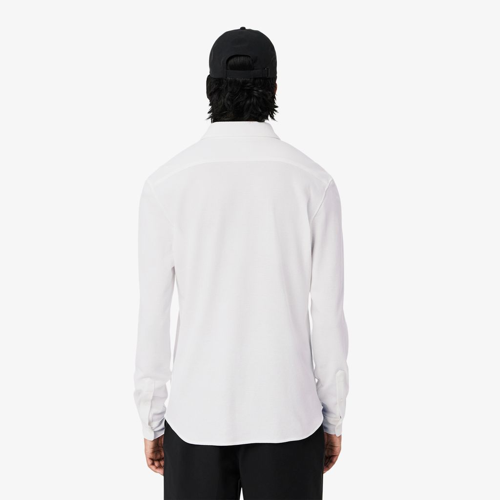 Áo Sơ Mi Lacoste Nam Ôm Dáng Chất Liệu Petit Piqué