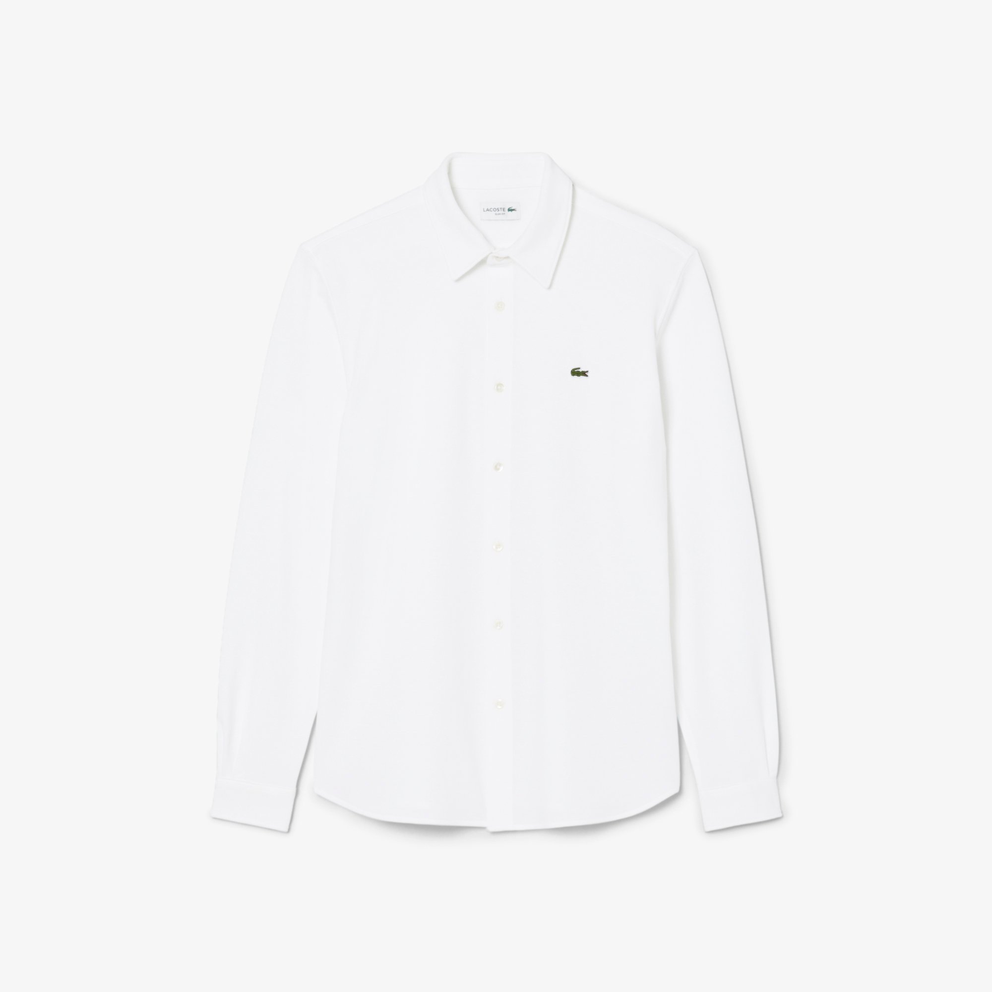Áo Sơ Mi Lacoste Nam Ôm Dáng Chất Liệu Petit Piqué