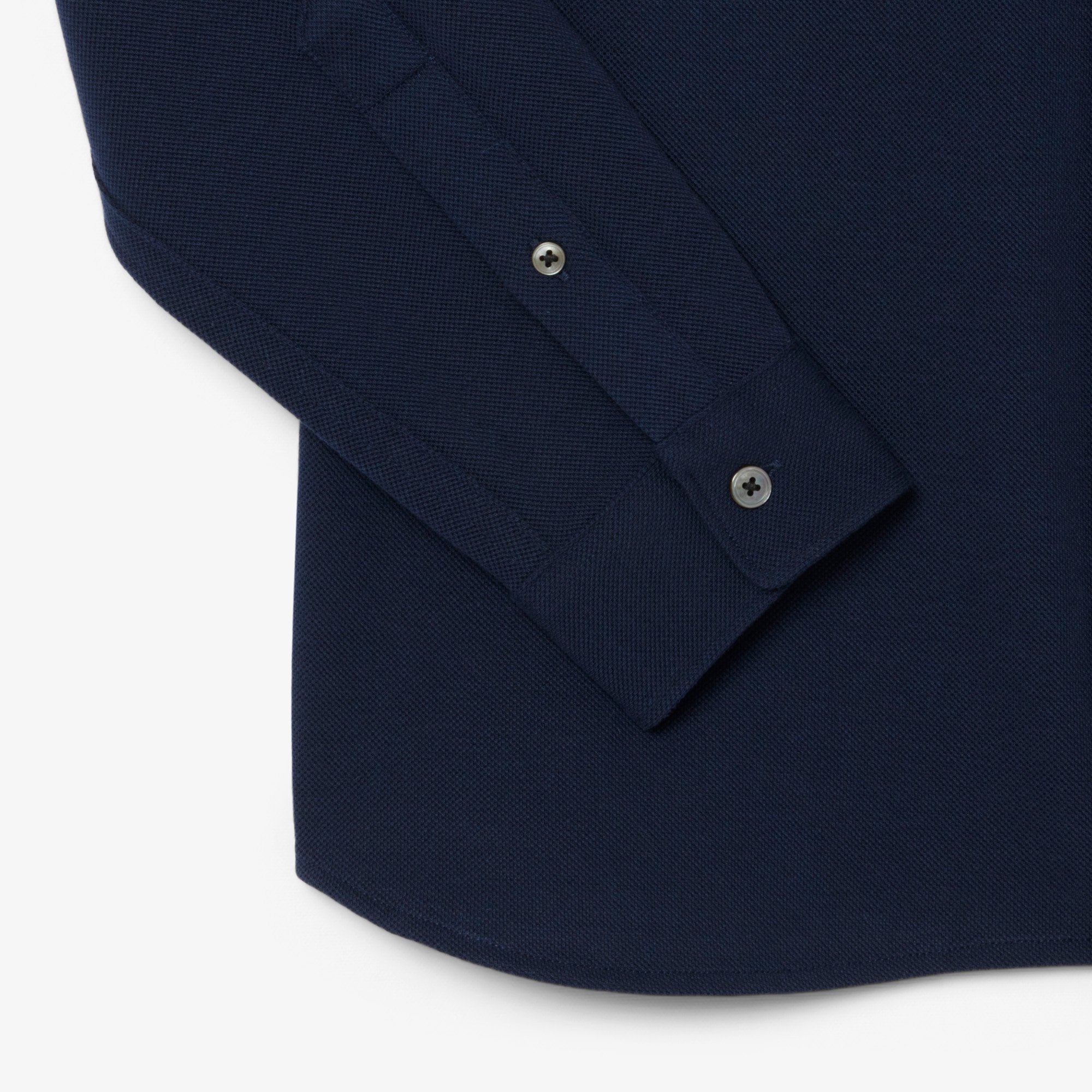 Áo Sơ Mi Lacoste Nam Ôm Dáng Chất Liệu Petit Piqué