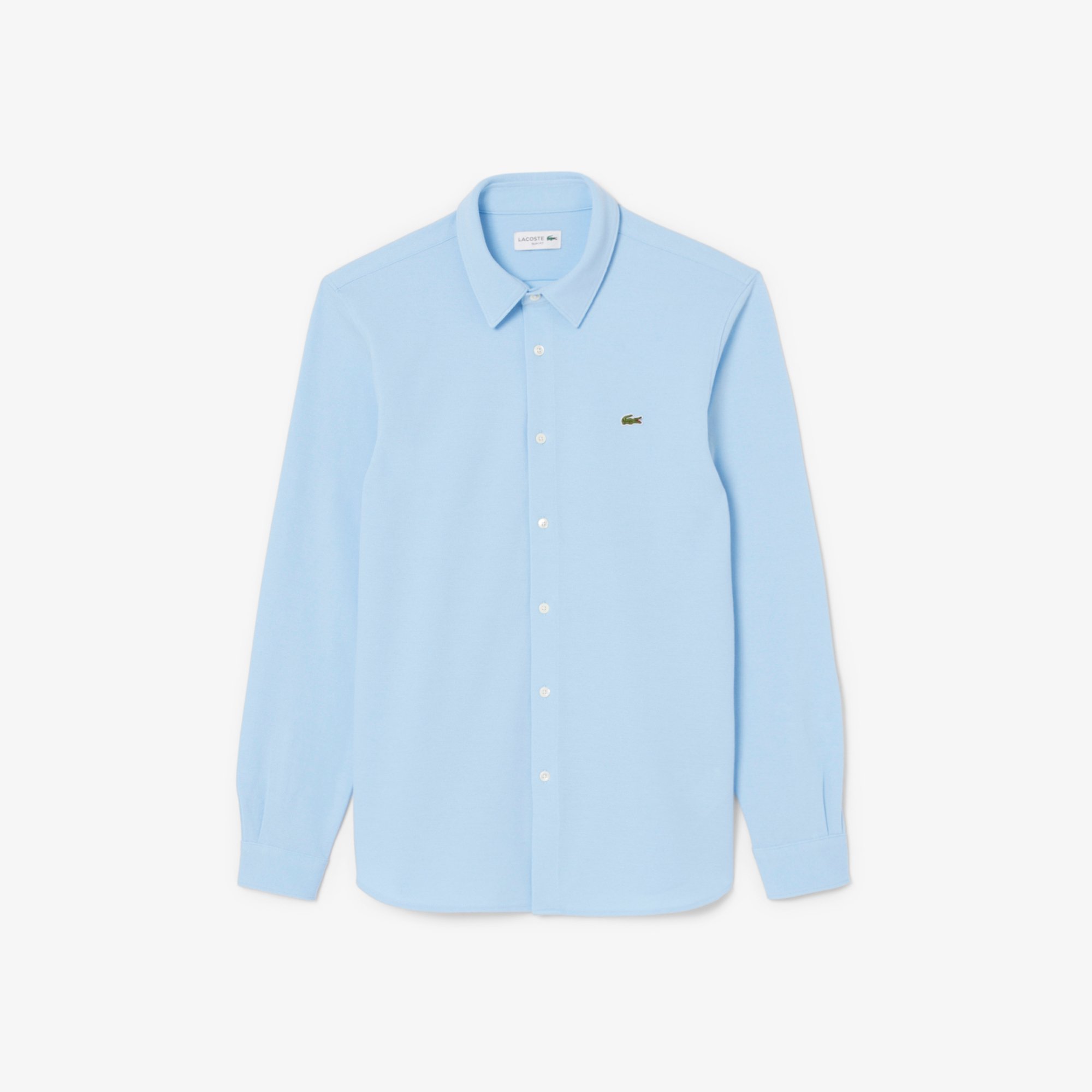 Áo Sơ Mi Lacoste Nam Ôm Dáng Chất Liệu Petit Piqué