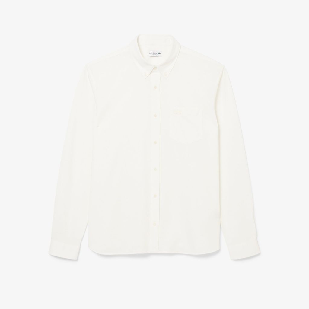 Áo Sơ Mi Lacoste Nam Dáng Suông Chất Liệu Cotton