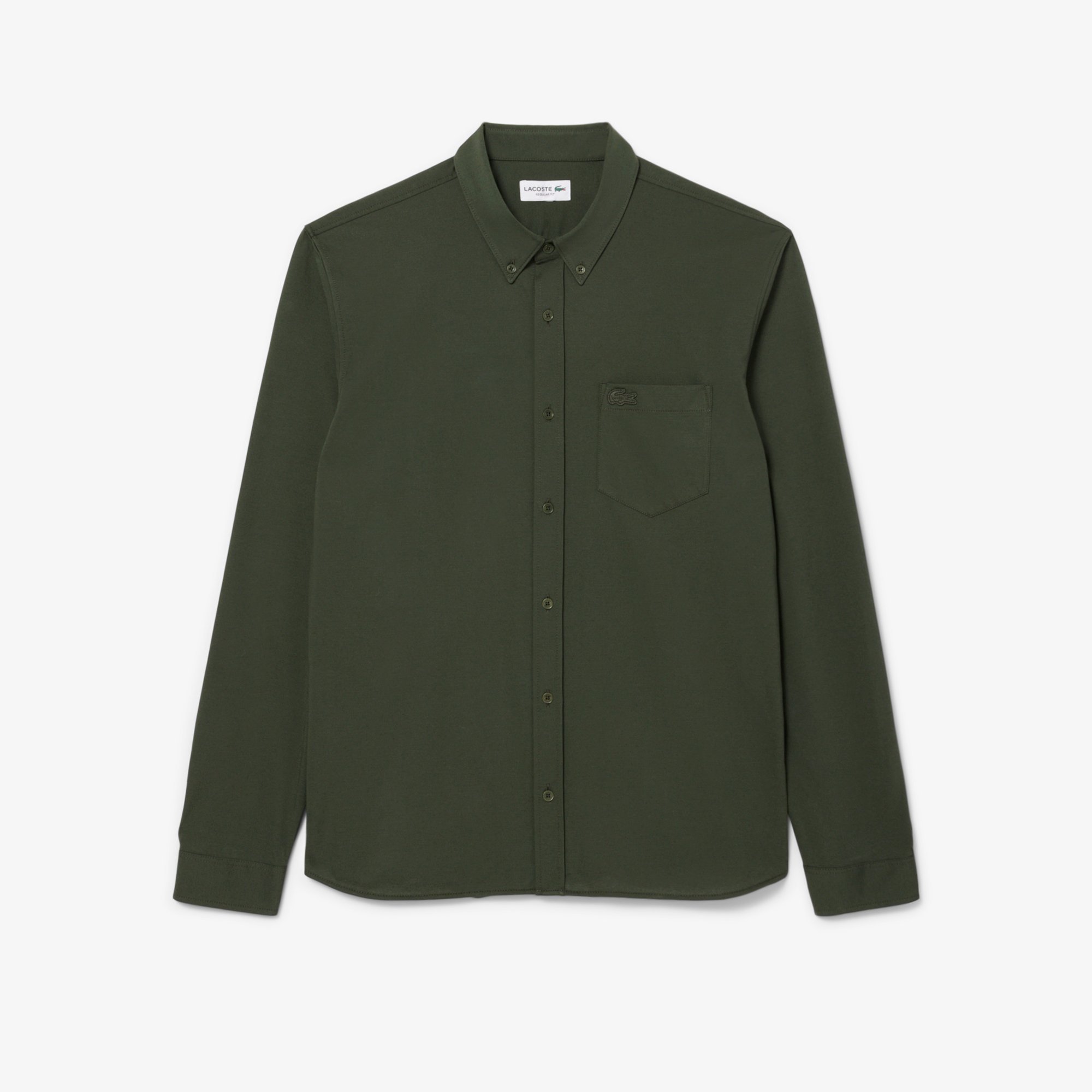 Áo Sơ Mi Lacoste Nam Dáng Suông Chất Liệu Cotton