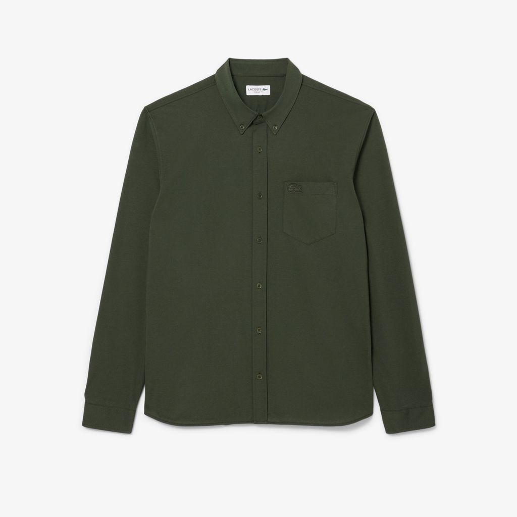 Áo Sơ Mi Lacoste Nam Dáng Suông Chất Liệu Cotton