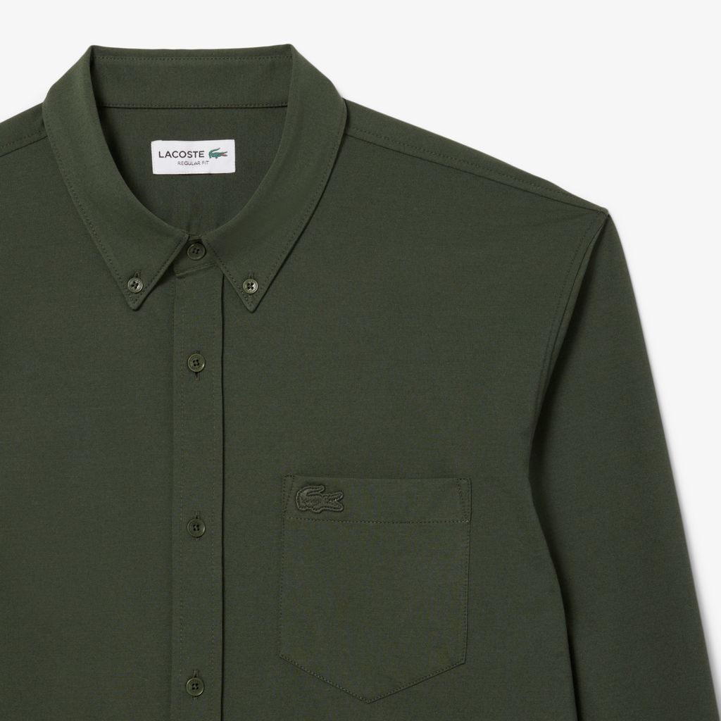 Áo Sơ Mi Lacoste Nam Dáng Suông Chất Liệu Cotton