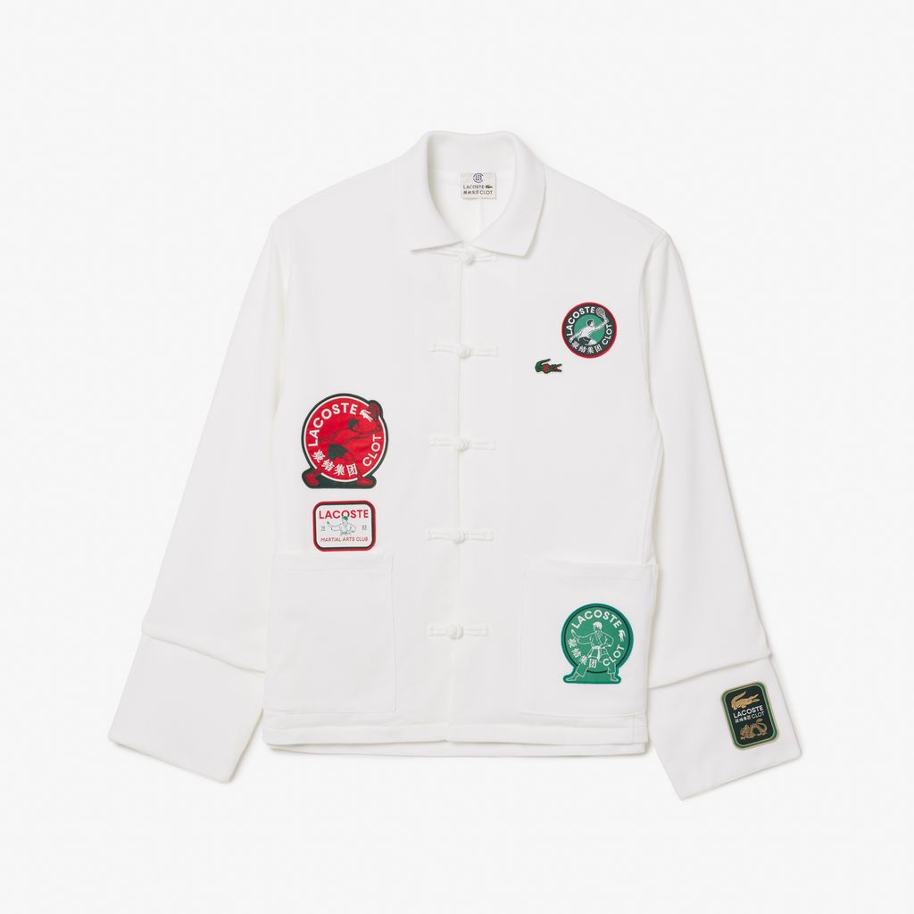 Áo Sơ Mi Lacoste Nam Lacoste x Clot Dáng Dài Nhiều Logo Thương Hiệu