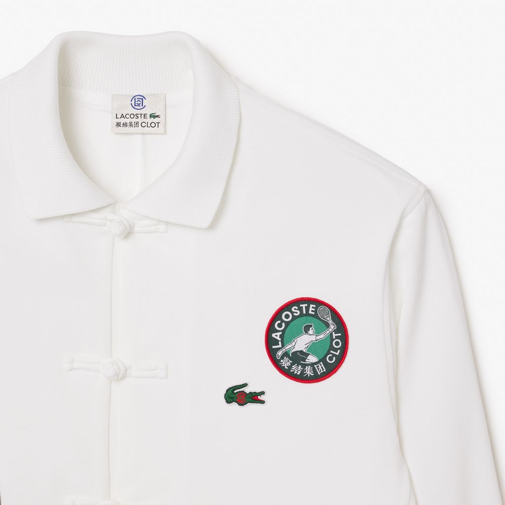 Áo Sơ Mi Lacoste Nam Lacoste x Clot Dáng Dài Nhiều Logo Thương Hiệu