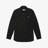 Áo Sơ Mi Lacoste Nam Ôm Dáng Chất Liệu Poplin Co Giãn