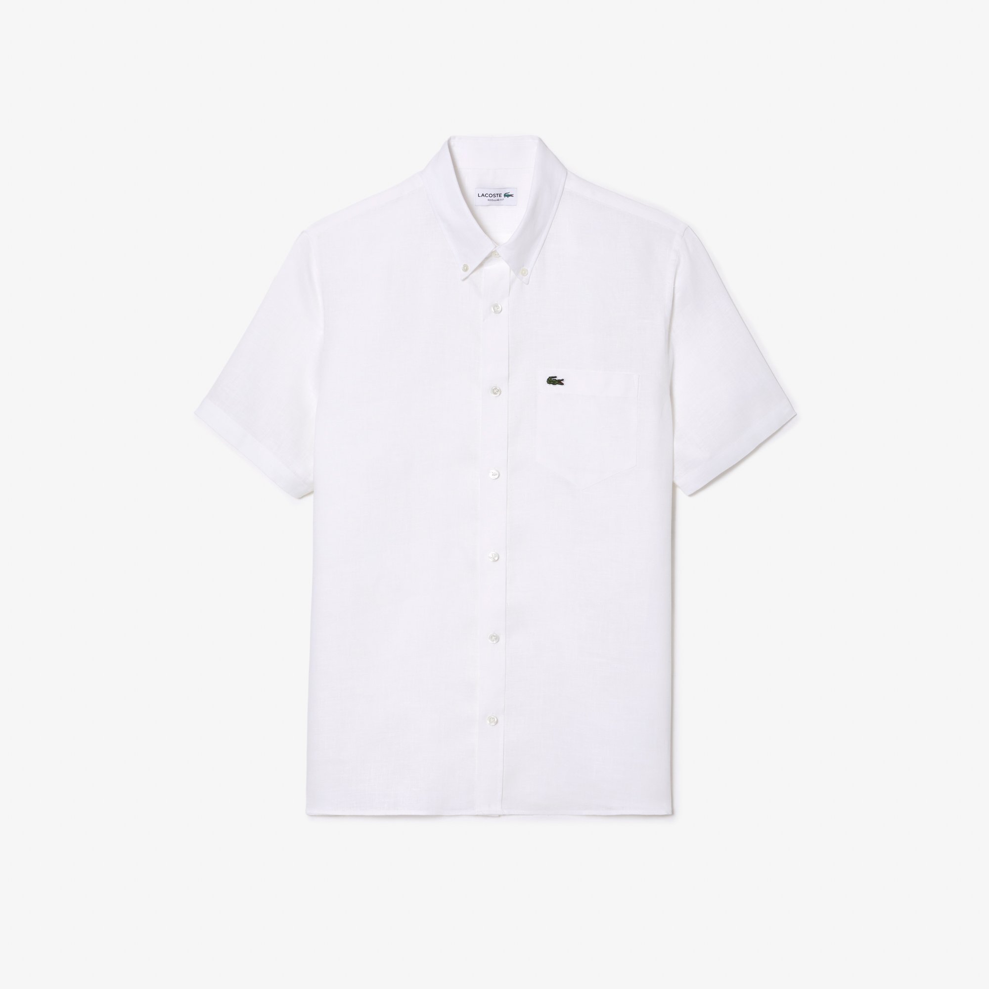 Áo Sơ Mi Lacoste Nam Tay Ngắn Chất Liệu Linen