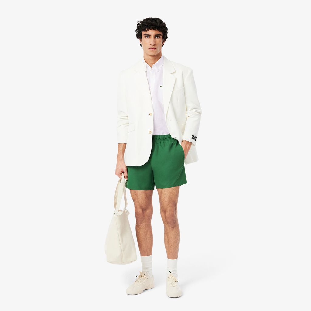 Áo Sơ Mi Lacoste Nam Tay Ngắn Chất Liệu Linen