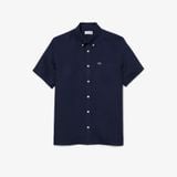 Áo Sơ Mi Lacoste Nam Tay Ngắn Chất Liệu Linen