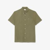 Áo Sơ Mi Lacoste Nam Tay Ngắn Chất Liệu Linen