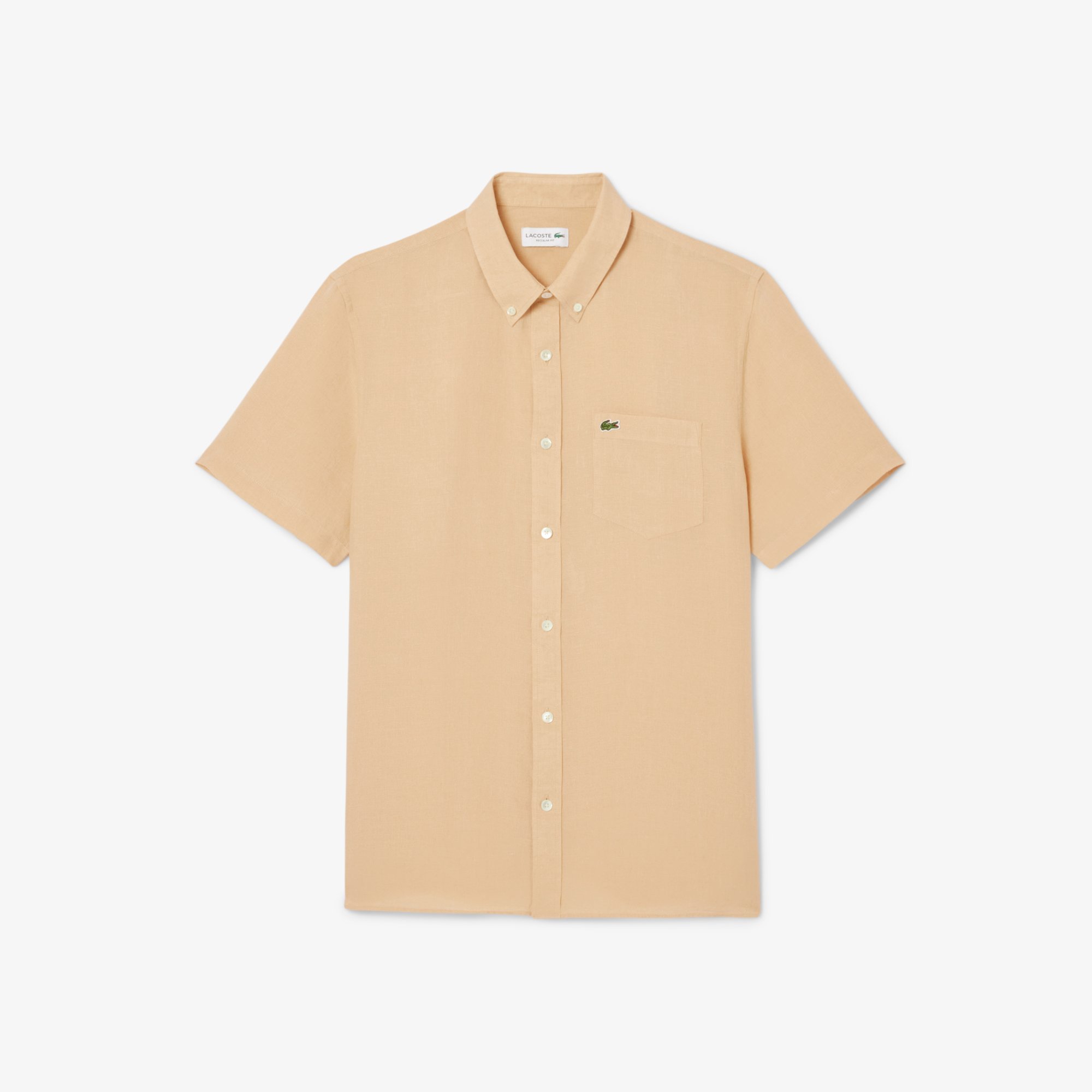Áo Sơ Mi Lacoste Nam Tay Ngắn Chất Liệu Linen