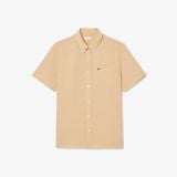 Áo Sơ Mi Lacoste Nam Tay Ngắn Chất Liệu Linen