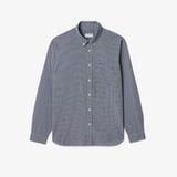 Áo Sơ Mi Lacoste Nam Gingham Dáng Suông Chất Liệu Poplin