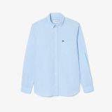 Áo Sơ Mi Lacoste Nam Gingham Dáng Suông Chất Liệu Poplin