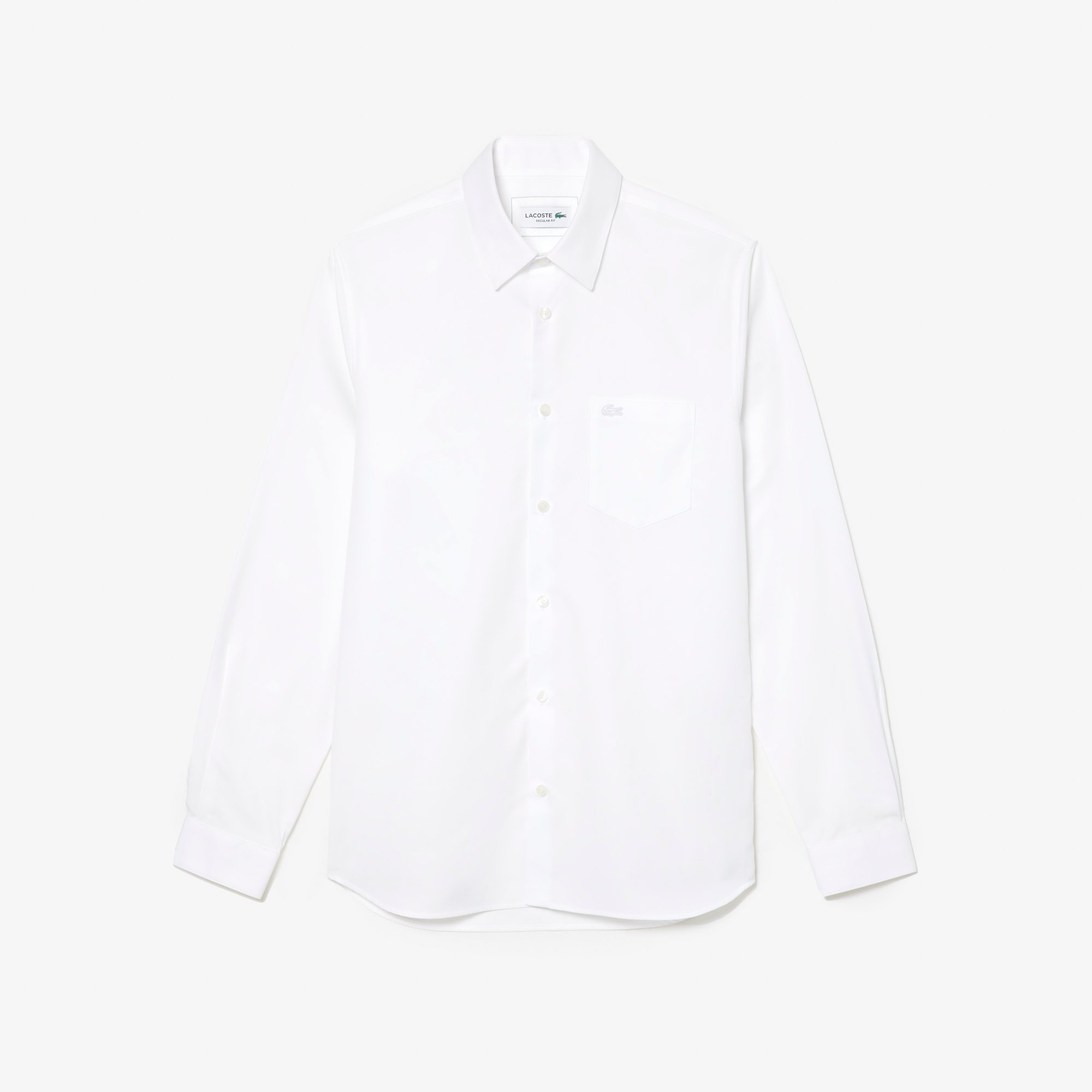 Áo Sơ Mi Lacoste Nam Dáng Suông Chất Liệu Poplin