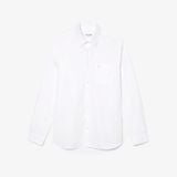 Áo Sơ Mi Lacoste Nam Dáng Suông Chất Liệu Poplin