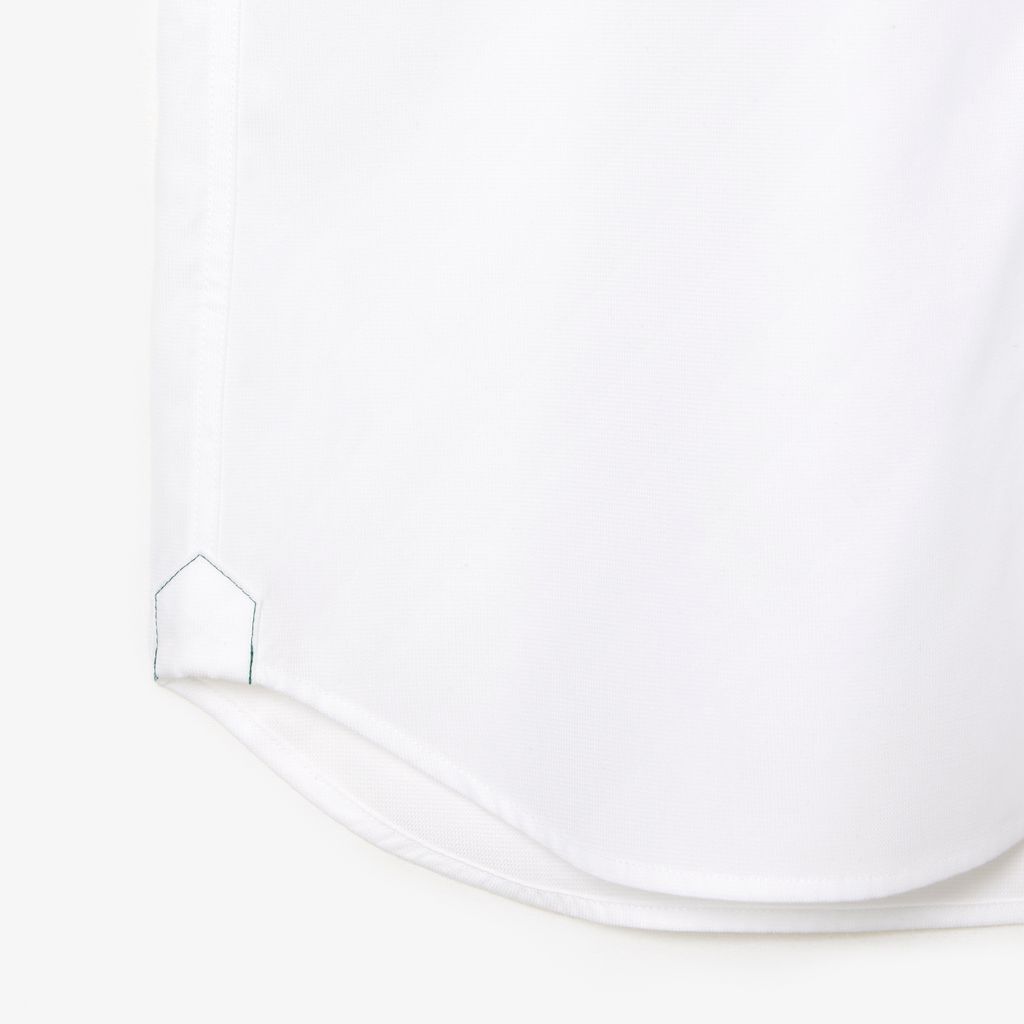 Áo Sơ Mi Lacoste Nam Dáng Suông Chất Liệu Poplin