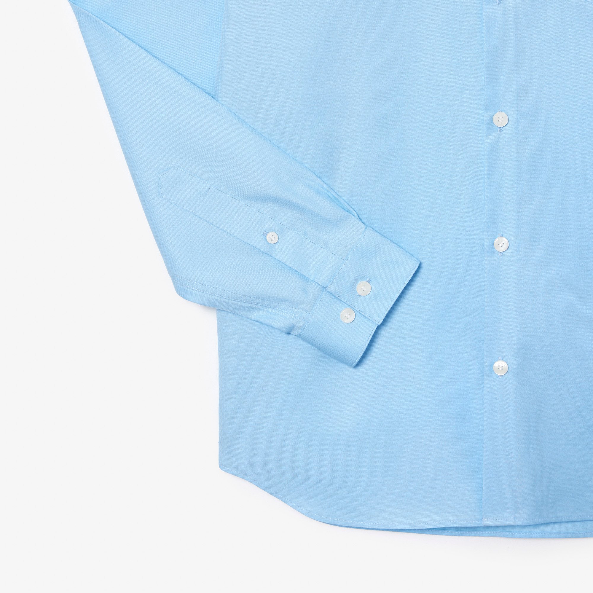 Áo Sơ Mi Lacoste Nam Dáng Suông Chất Liệu Poplin