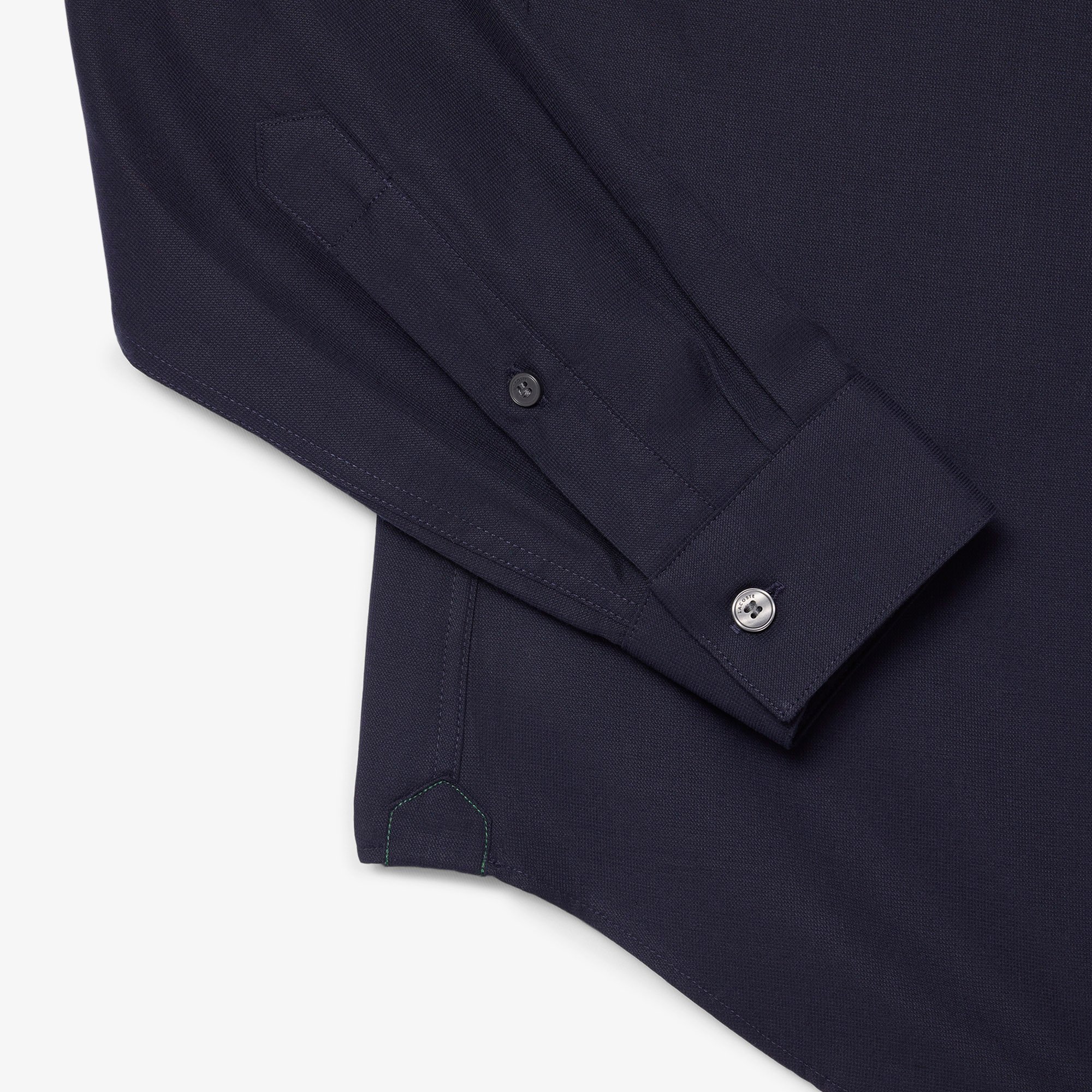 Áo Sơ Mi Lacoste Nam Dáng Suông Chất Liệu Poplin