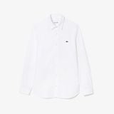 Áo Sơ Mi Lacoste Nam Dáng Ôm Chất Liệu Poplin Co Giãn