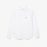 Áo Sơ Mi Lacoste Nam Dáng Suông Tay Dài Chất Liệu Oxford