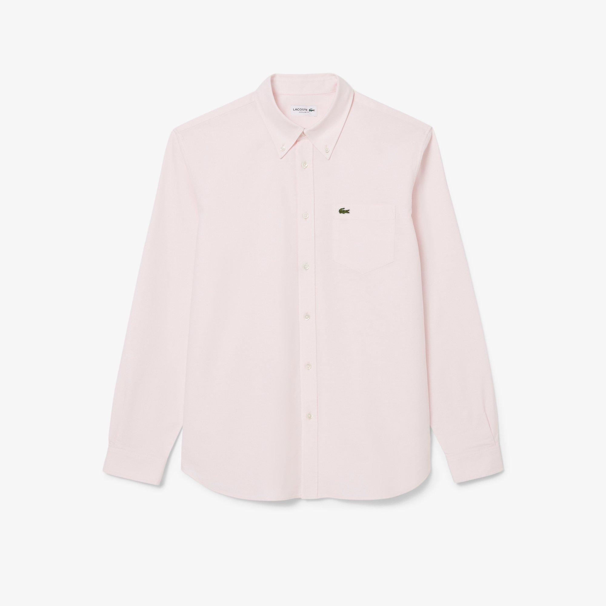Áo Sơ Mi Lacoste Nam Dáng Suông Tay Dài Chất Liệu Oxford