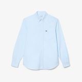 Áo Sơ Mi Lacoste Nam Dáng Suông Tay Dài Chất Liệu Oxford