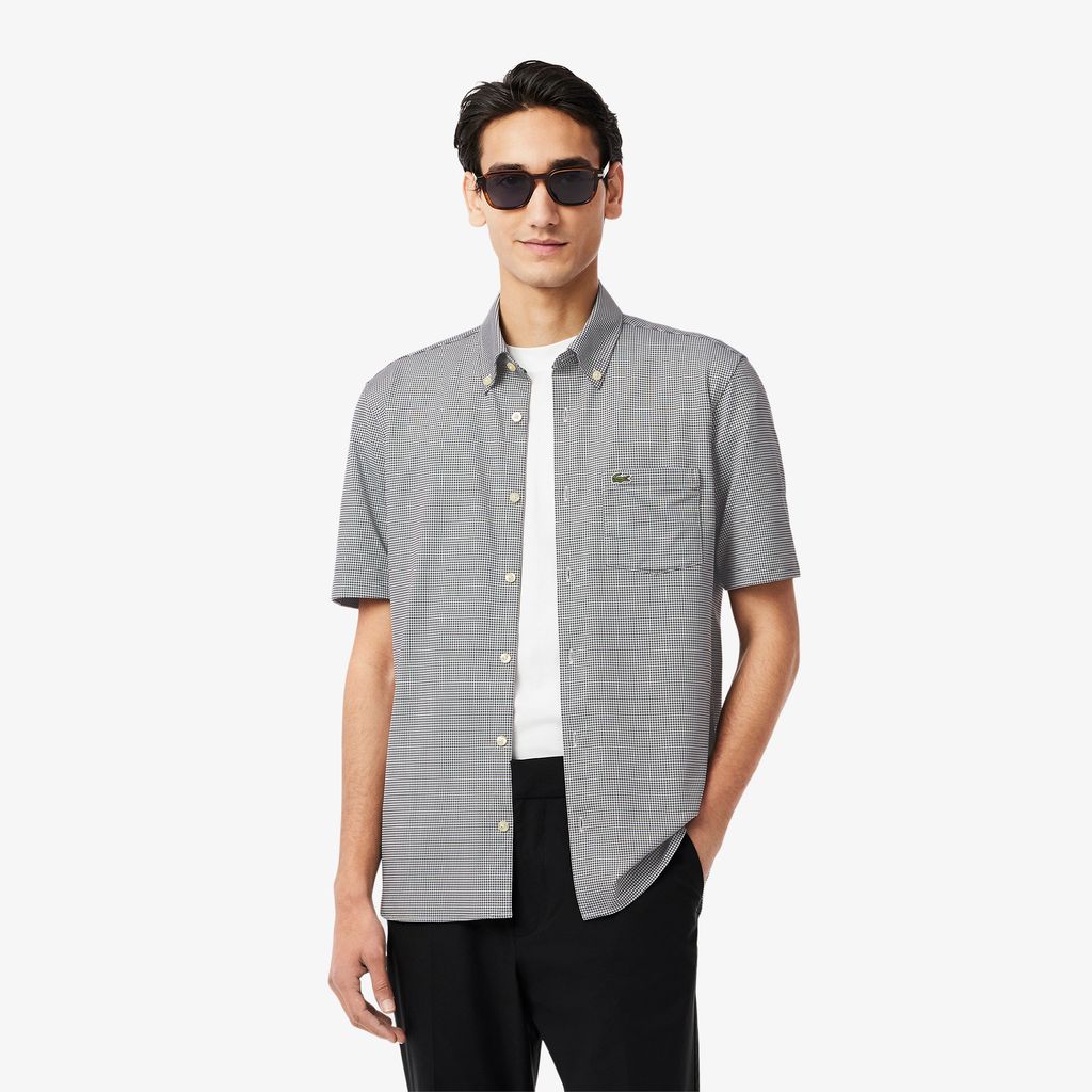 Áo Sơ Mi Lacoste Nam Họa Tiết Caro Nhỏ