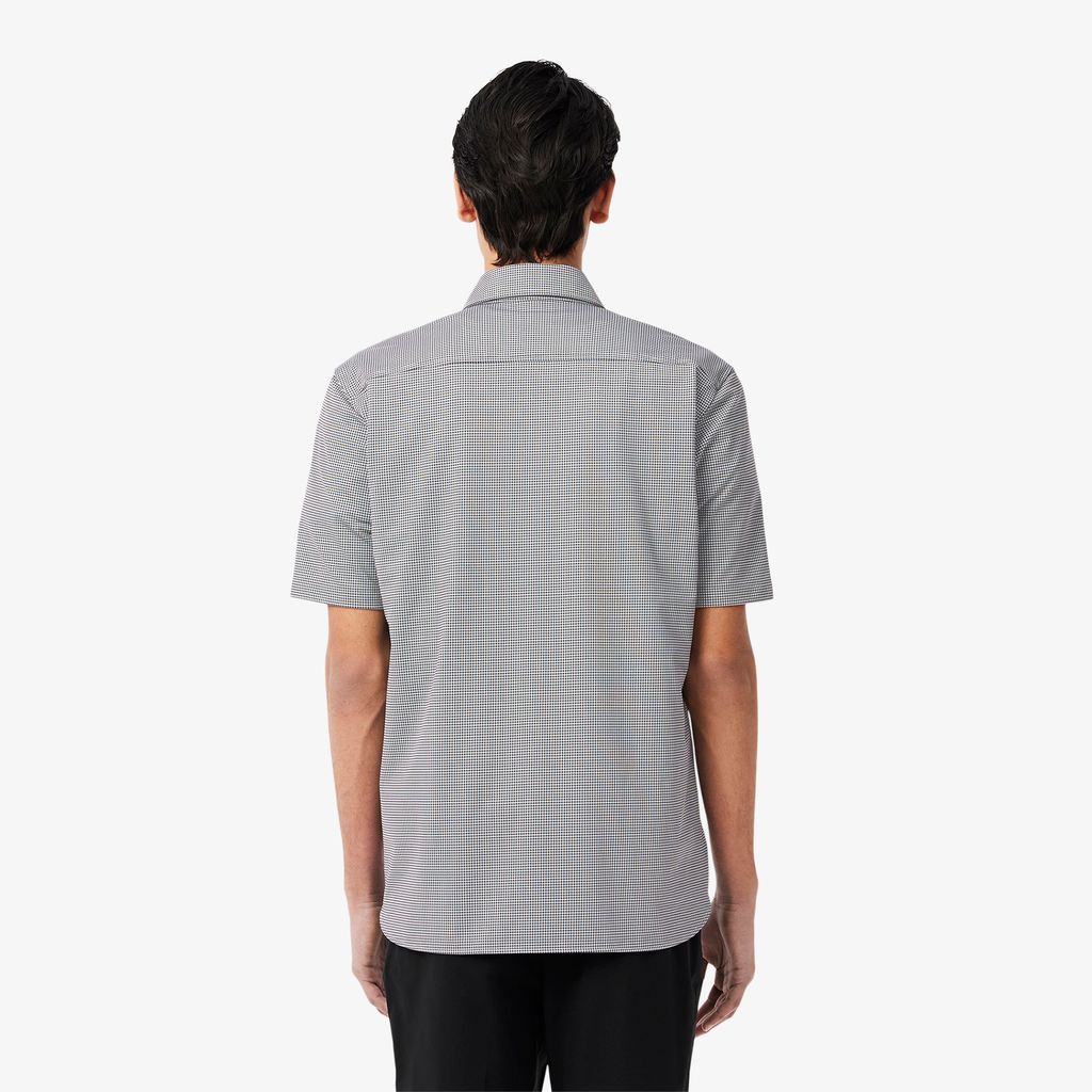 Áo Sơ Mi Lacoste Nam Họa Tiết Caro Nhỏ