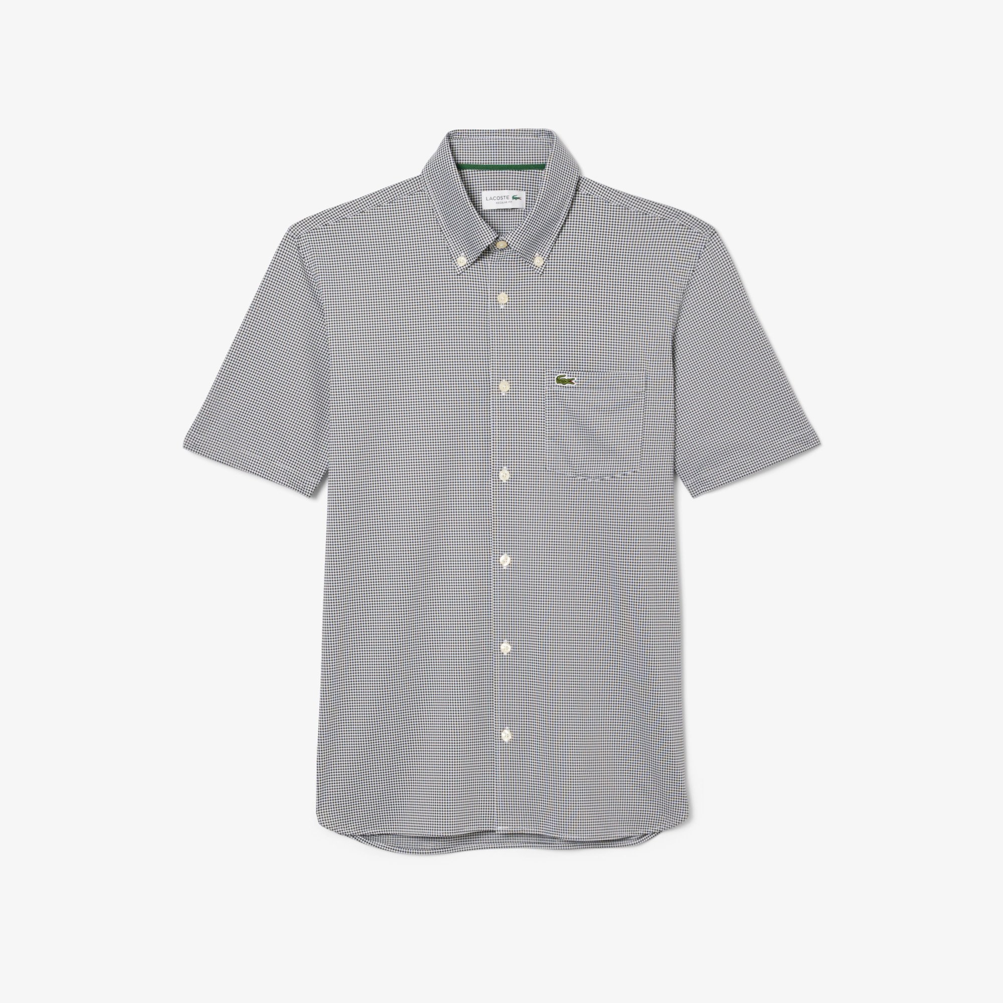 Áo Sơ Mi Lacoste Nam Họa Tiết Caro Nhỏ