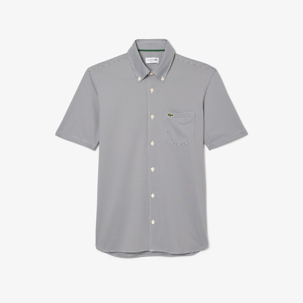 Áo Sơ Mi Lacoste Nam Họa Tiết Caro Nhỏ