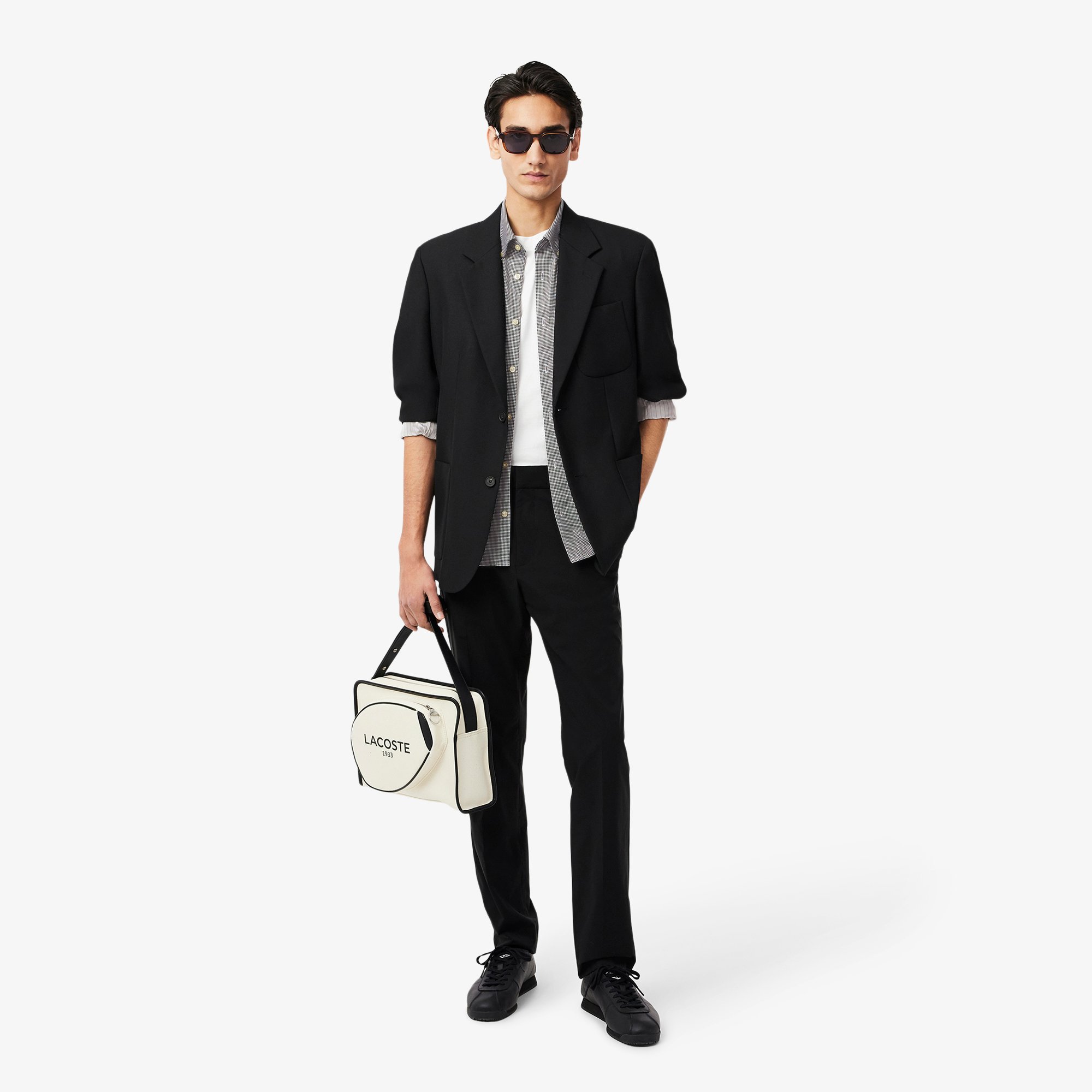 Áo Sơ Mi Lacoste Nam Họa Tiết Caro Nhỏ