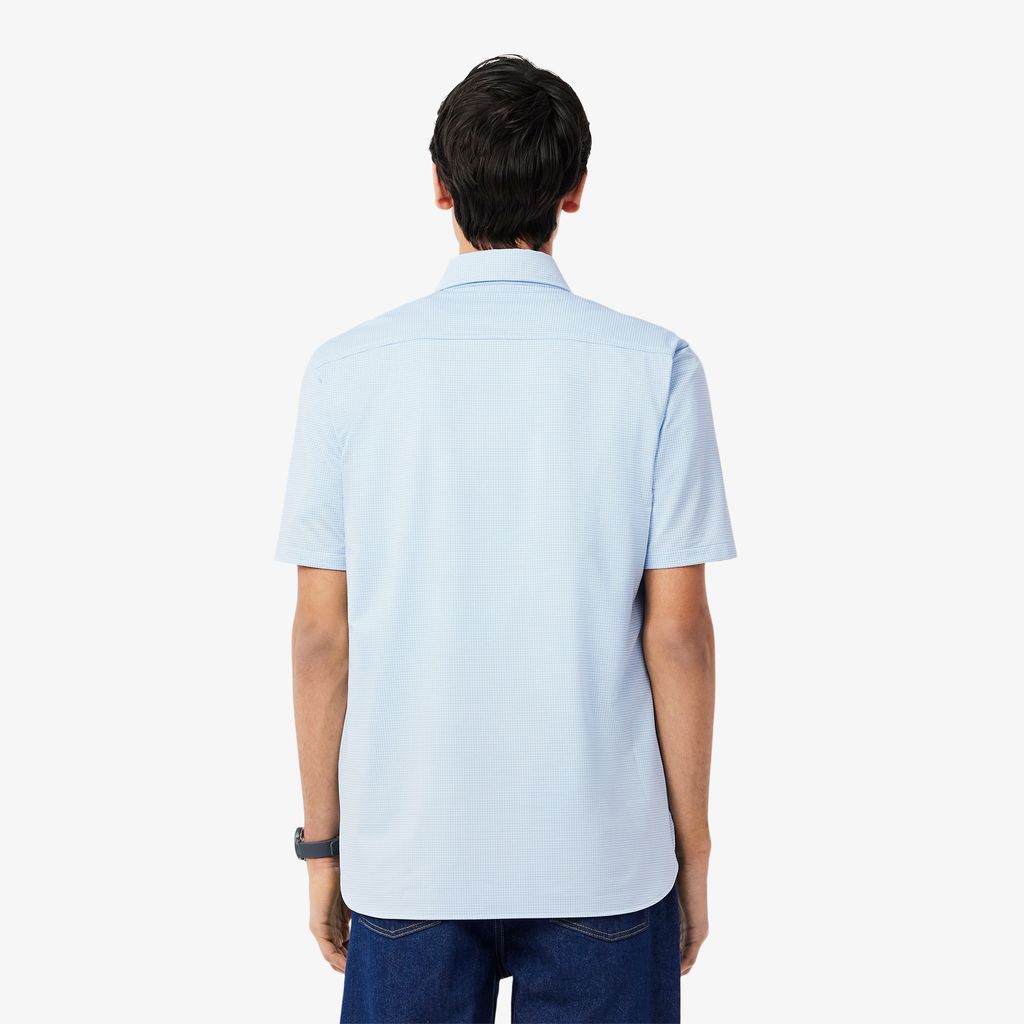 Áo Sơ Mi Lacoste Nam Họa Tiết Caro Nhỏ