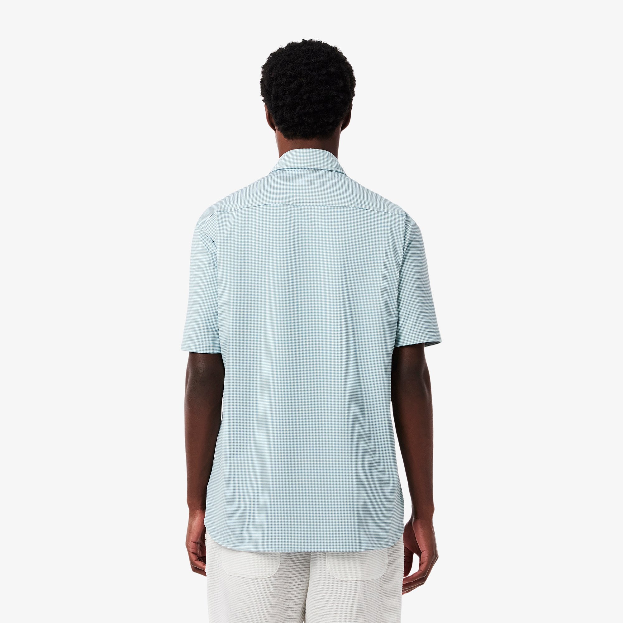 Áo Sơ Mi Lacoste Nam Họa Tiết Caro Nhỏ