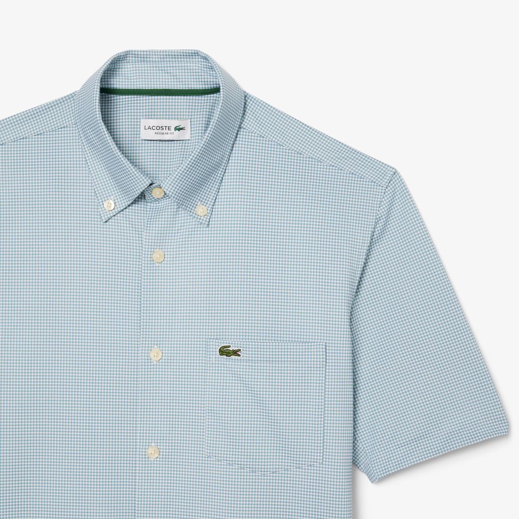 Áo Sơ Mi Lacoste Nam Họa Tiết Caro Nhỏ