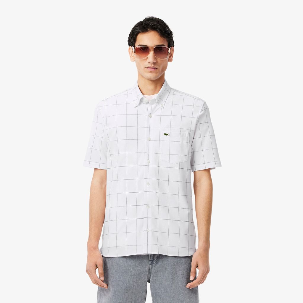 Áo Sơ Mi Lacoste Nam Họa Tiết Caro Lớn