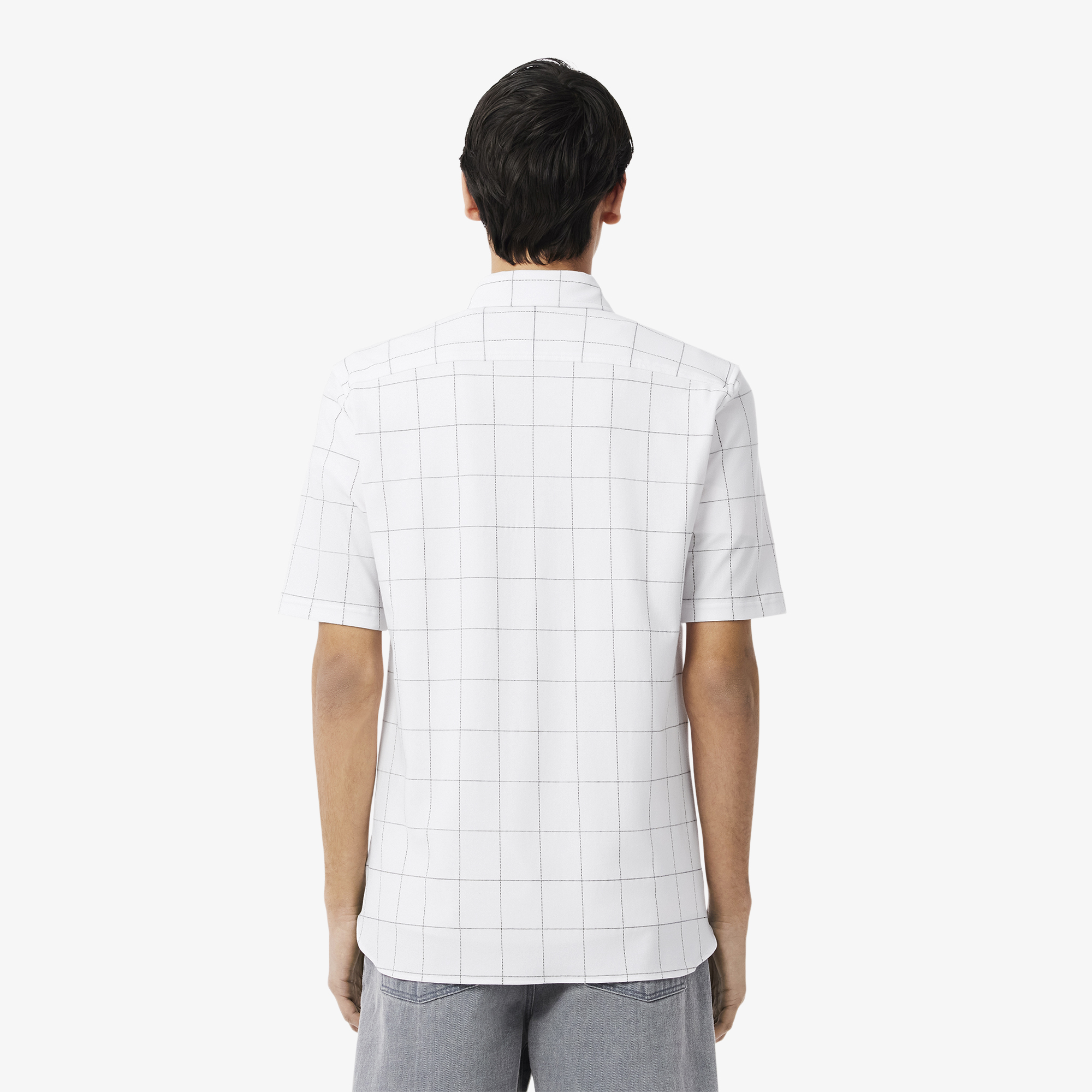 Áo Sơ Mi Lacoste Nam Họa Tiết Caro Lớn