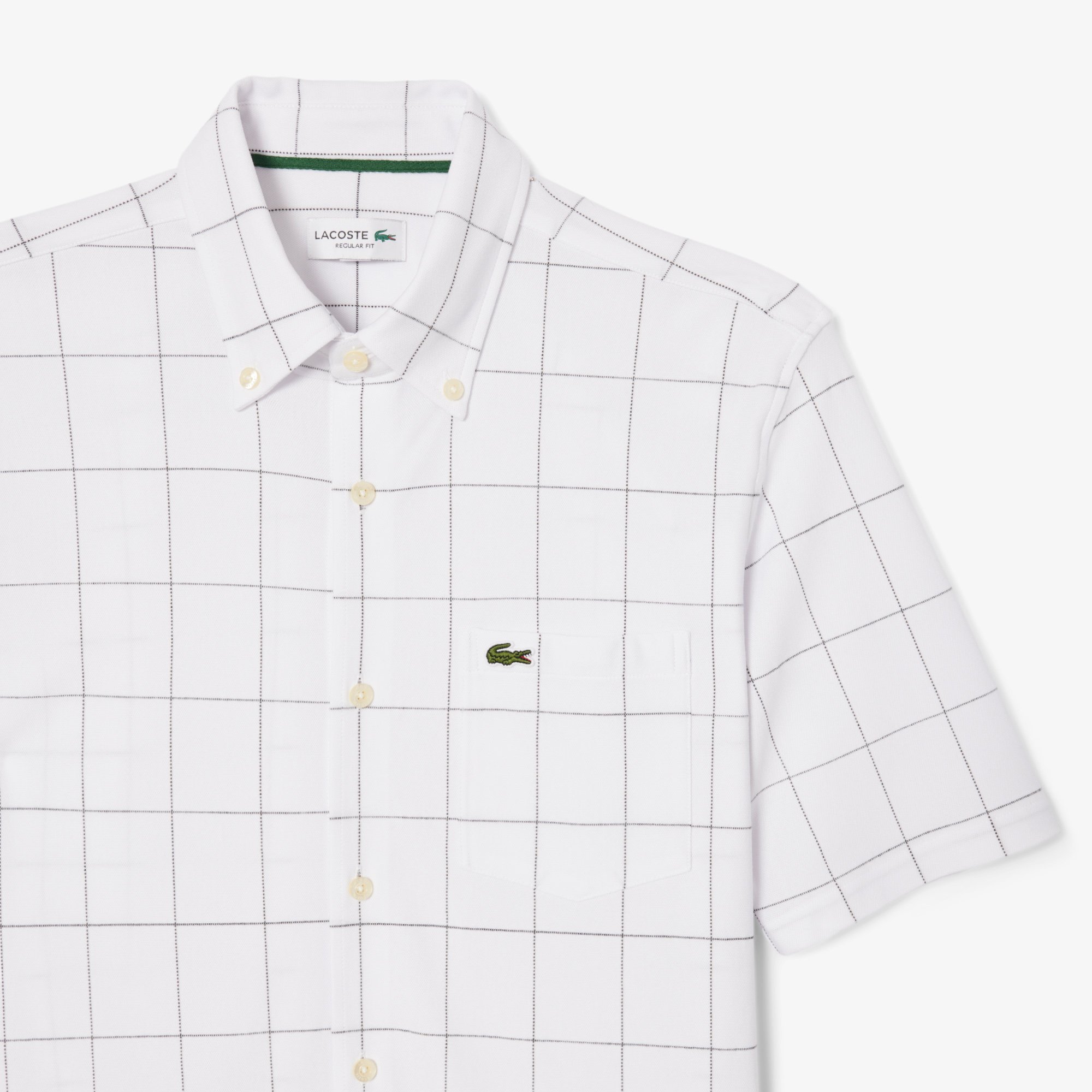 Áo Sơ Mi Lacoste Nam Họa Tiết Caro Lớn