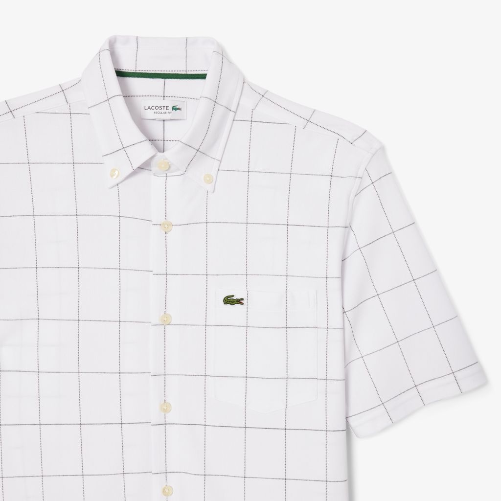 Áo Sơ Mi Lacoste Nam Họa Tiết Caro Lớn