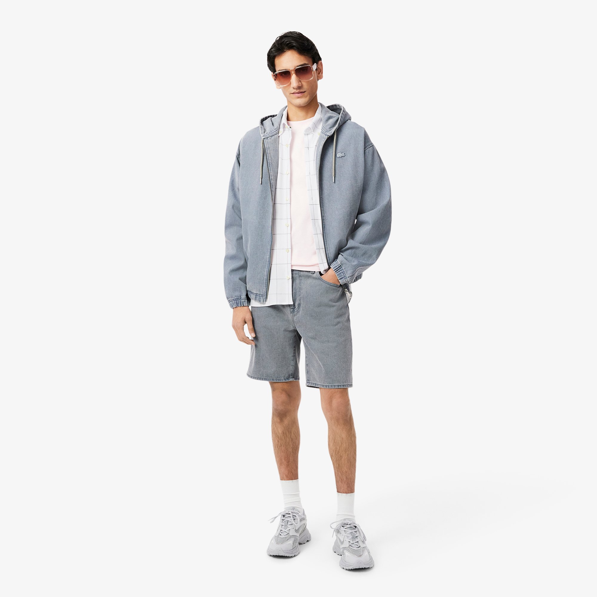 Áo Sơ Mi Lacoste Nam Họa Tiết Caro Lớn