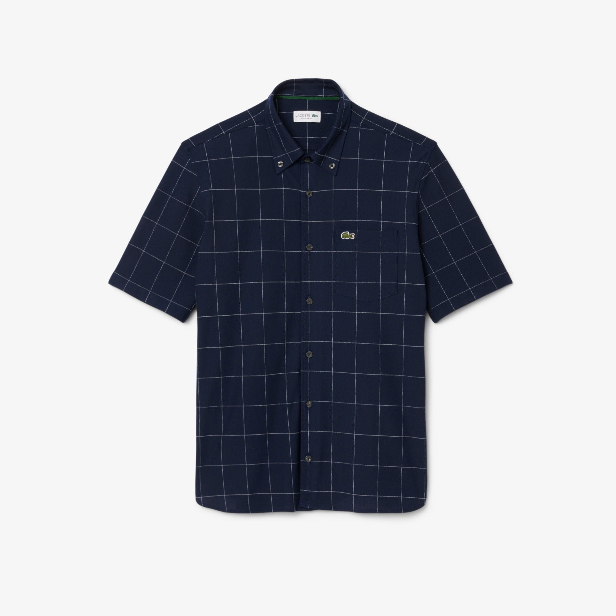 Áo Sơ Mi Lacoste Nam Họa Tiết Caro Lớn