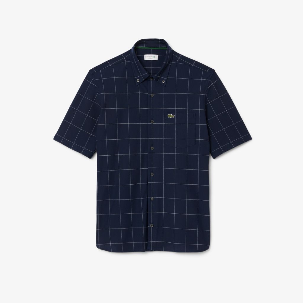 Áo Sơ Mi Lacoste Nam Họa Tiết Caro Lớn