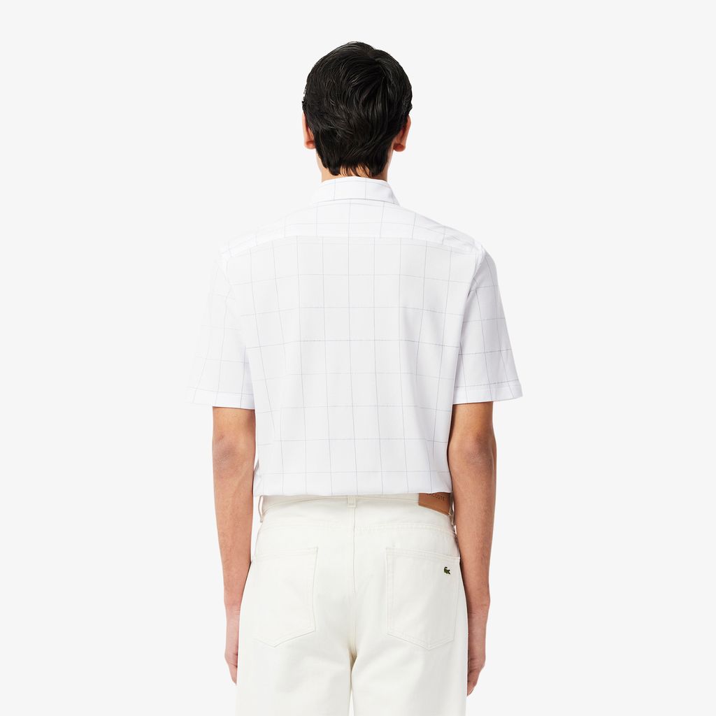 Áo Sơ Mi Lacoste Nam Họa Tiết Caro Lớn