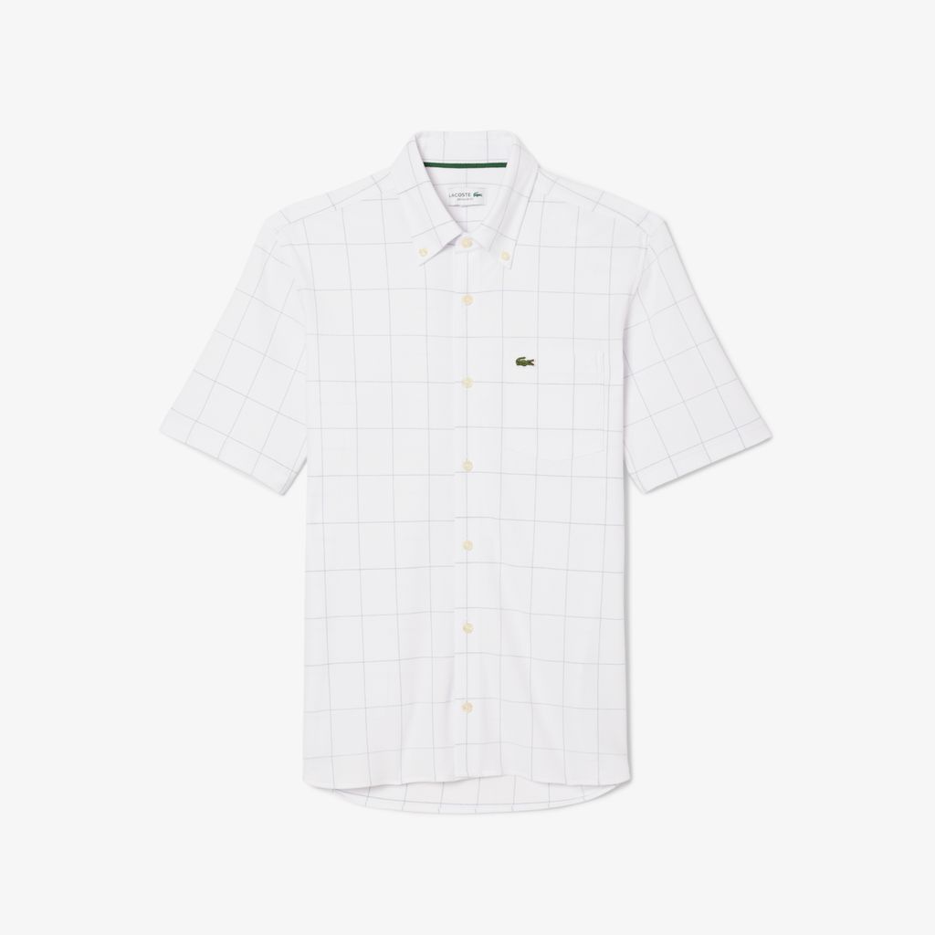 Áo Sơ Mi Lacoste Nam Họa Tiết Caro Lớn