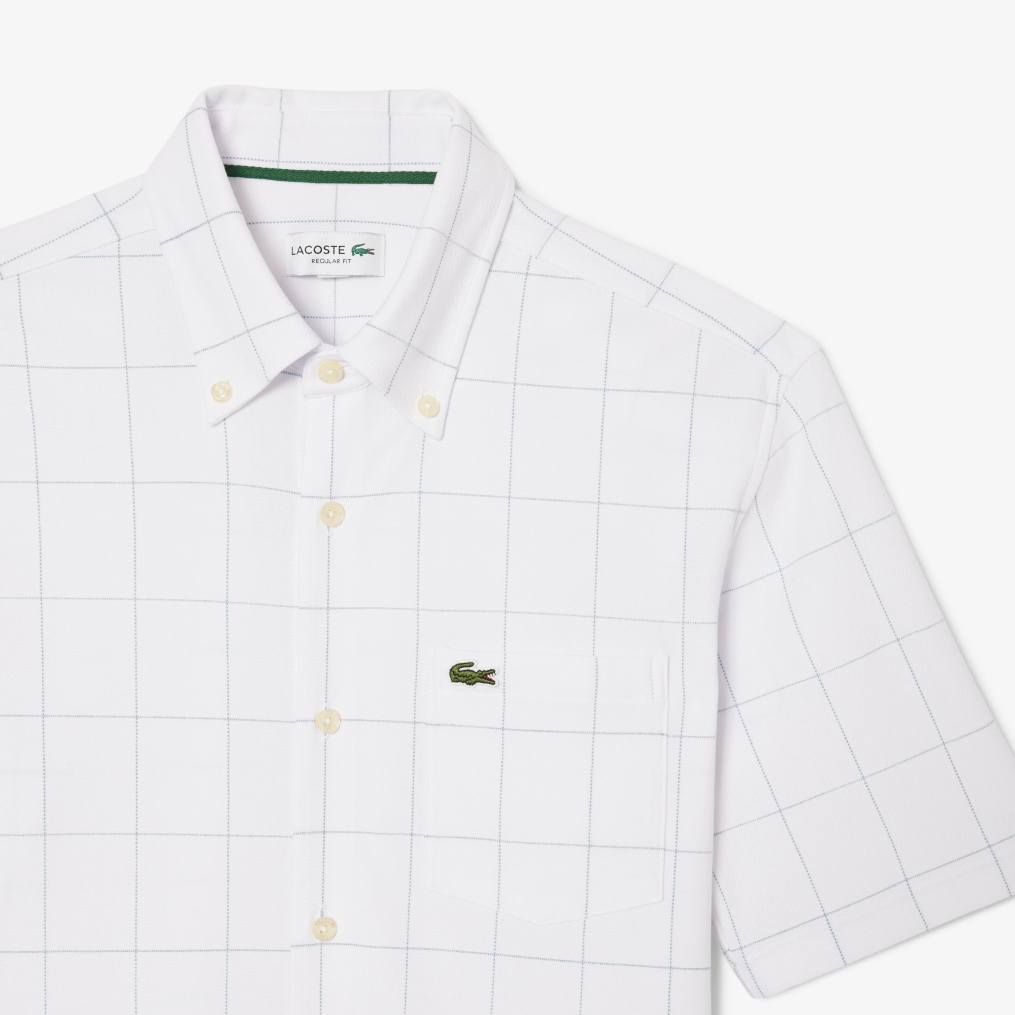 Áo Sơ Mi Lacoste Nam Họa Tiết Caro Lớn