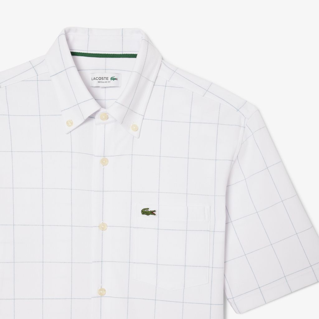 Áo Sơ Mi Lacoste Nam Họa Tiết Caro Lớn
