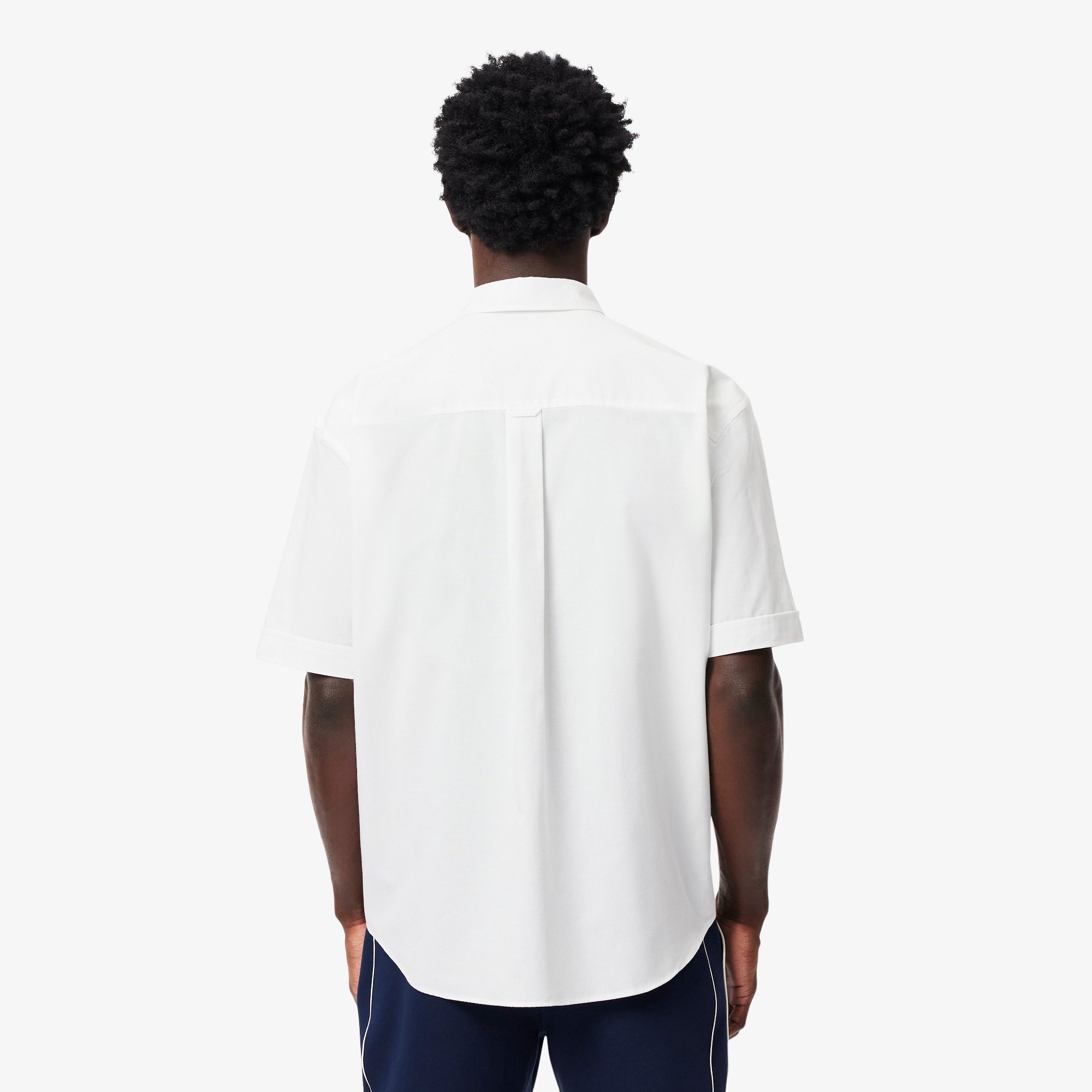 Áo Sơ Mi Lacoste Nam Oxford Họa Tiết In